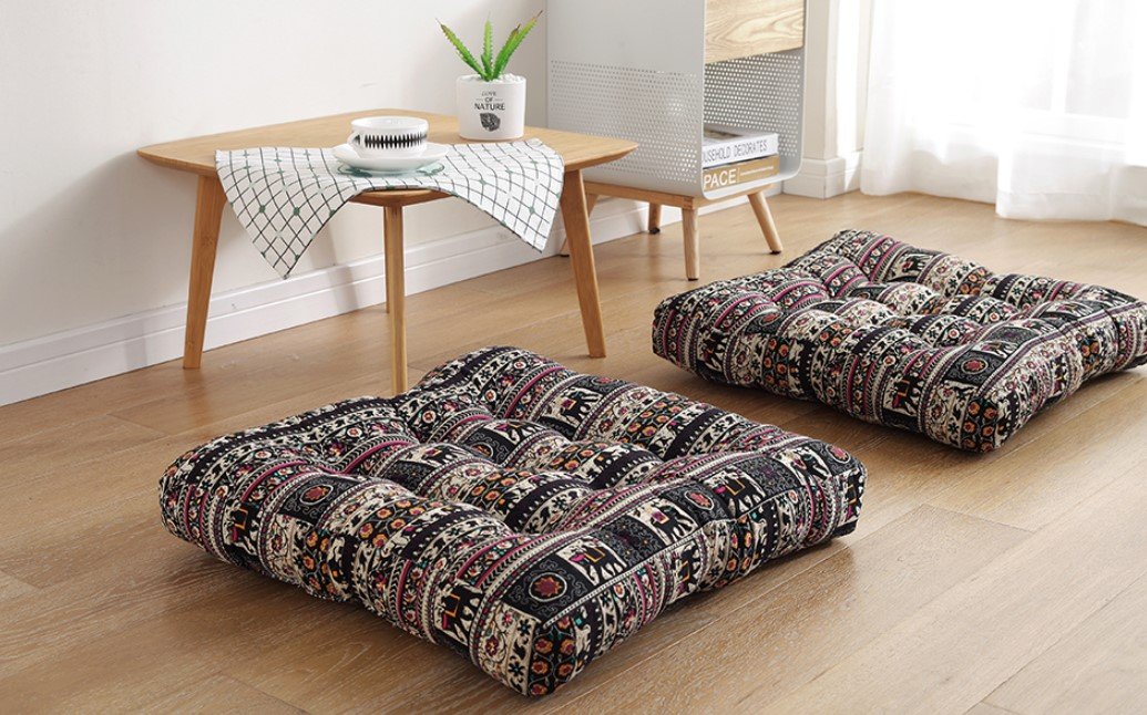 Sit Comfortably with a Plush Floor Cushion